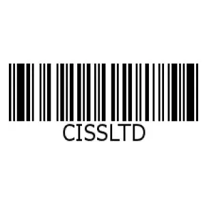 Barcode label printed from Inventory Pro